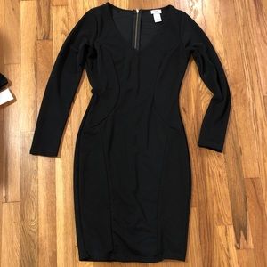 Tobi Black Knee Length Dress